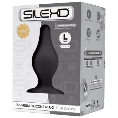 SilexD Dual Density Tapered Silicone Butt Plug Large - Image 3