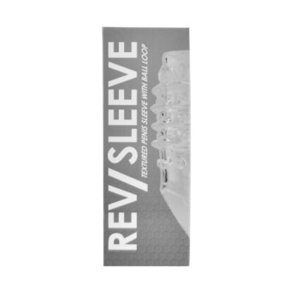 Rev-Sleeves Textured Penis Sleeve with Ball Loop - Image 6
