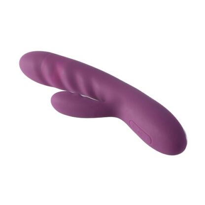 Svakom Avery Thrusting Vibrator with Clitoral Stimulator - Image 4