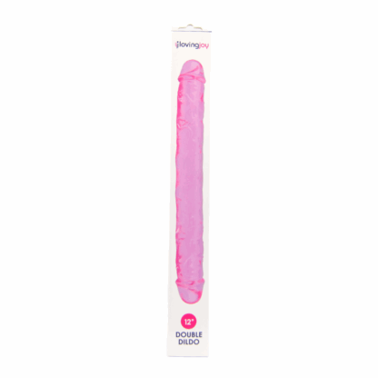 Loving Joy 12 Inch Double Dildo Pink - Image 8