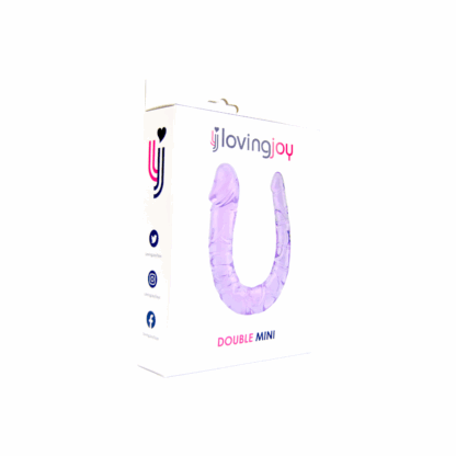 Loving Joy Double Mini Dildo Purple - Image 6