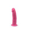 SilexD 6 inch Glow in the Dark Realistic Silicone Dual Density Dildo with Suction Cup Pink