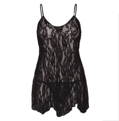 Leg Avenue Rose Lace Flair Chemise - Image 5