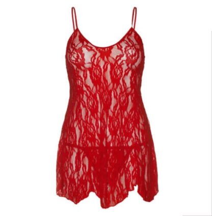 Leg Avenue Rose Lace Flair Chemise - Image 4