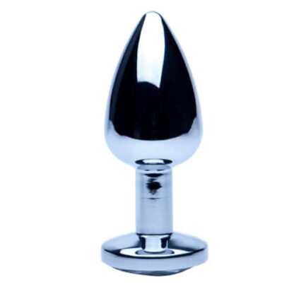 Precious Metals Silver Butt Plug-Small - Image 3