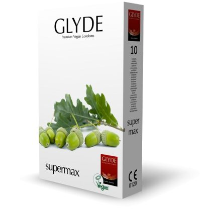 Glyde Ultra Super Max Vegan Condoms 10 Pack - Image 3