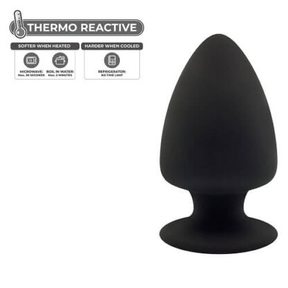 SilexD Dual Density Medium Silicone Butt Plug 4.5 inches - Image 3