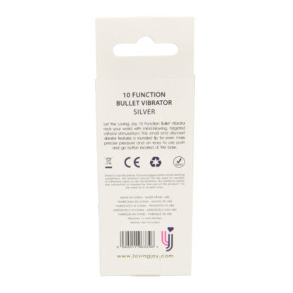 Loving Joy Single Speed Silver Bullet Vibrator - Image 9