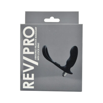 Rev-Pro Vibrating Prostate Massager with Cock Ring - Image 4