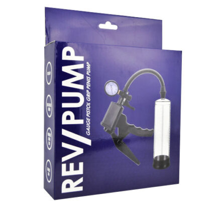 Rev-Pump Gauge Pistol Grip Penis Pump - Image 9