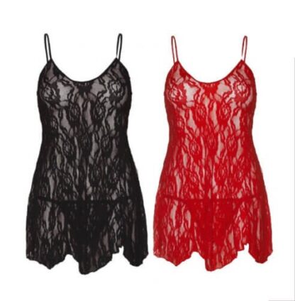 Leg Avenue Rose Lace Flair Chemise - Image 3