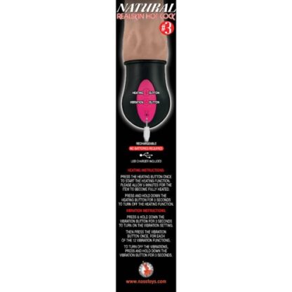 Realistic Warming and Thrusting Vibrating Dildo Flesh - Image 4