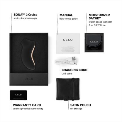 LELO SONA 2 Cruise Clitoral Massager Black - Image 7
