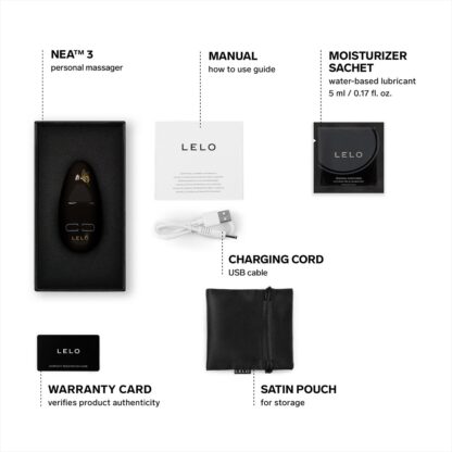LELO Nea 3 Clitoral Massager Black - Image 9