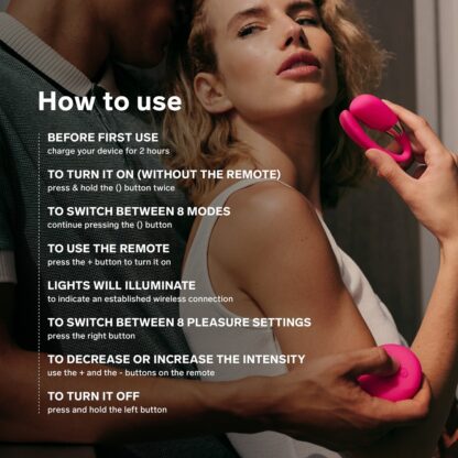 LELO Tiani 3 Couples Massager Cerise - Image 6