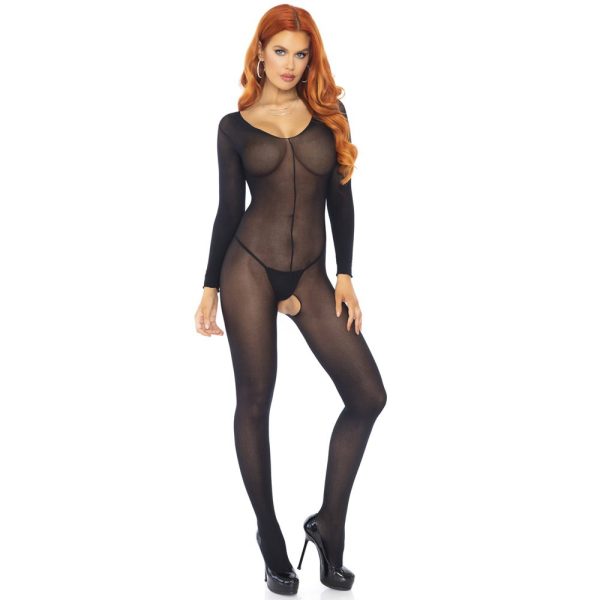 Leg Avenue Sheer Long Sleeves Bodystocking - Image 3