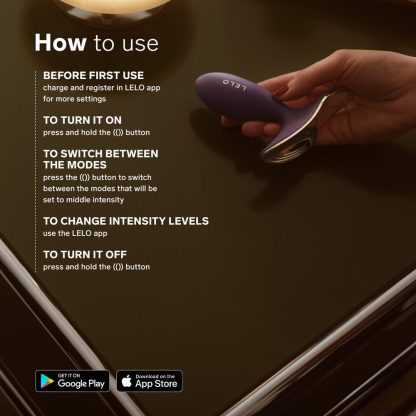 LELO Surfer 2 Unisex Anal Vibrating Plug Cyber Purple - Image 9