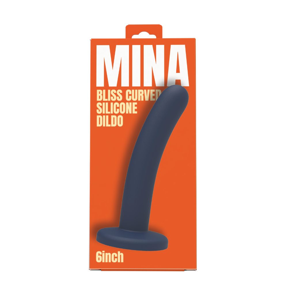 Mina Bliss Curved Silicone Dildo 6 Inch - Image 4