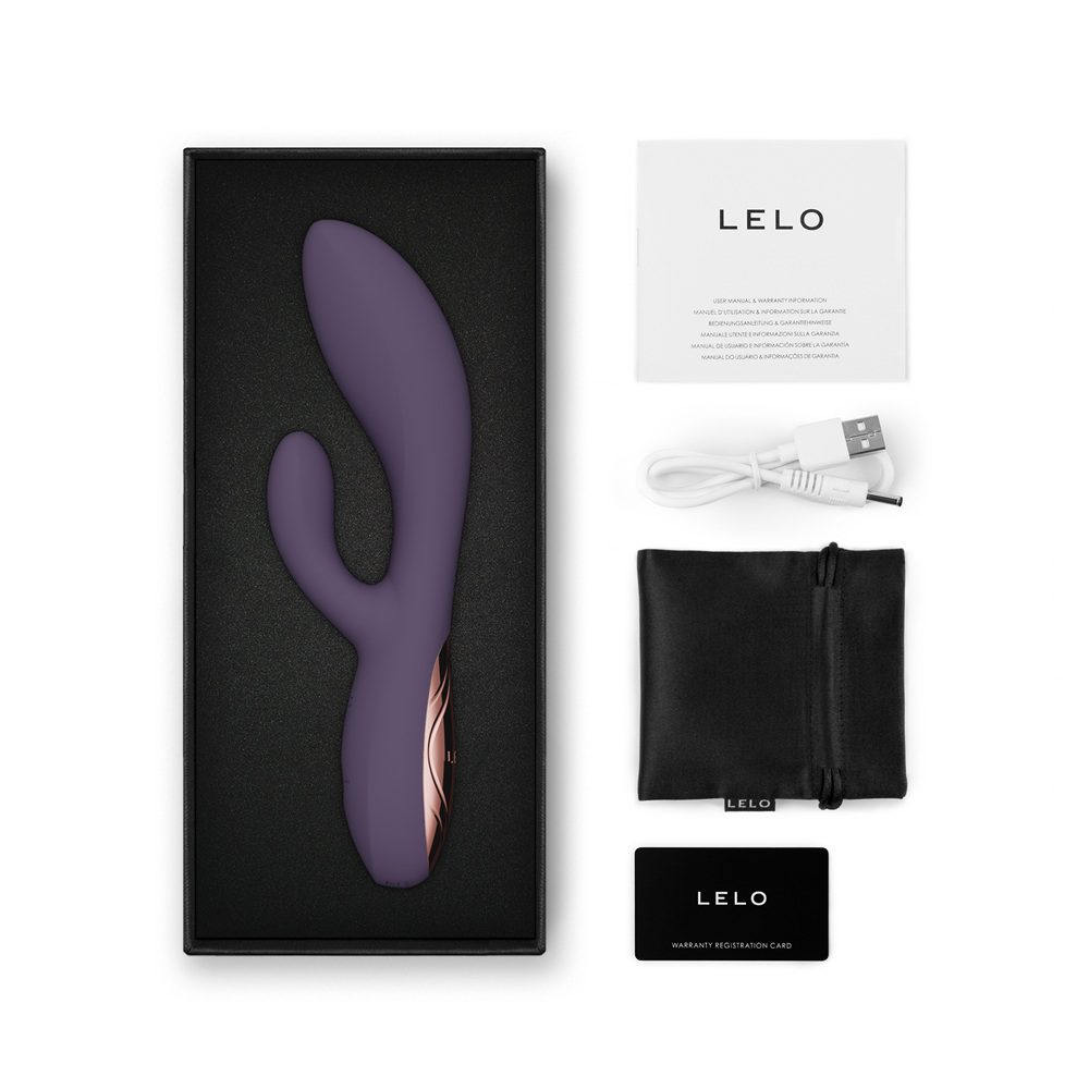 LELO Ina Thrust Thrusting Rabbit Vibrator Purple Twilight - Image 5