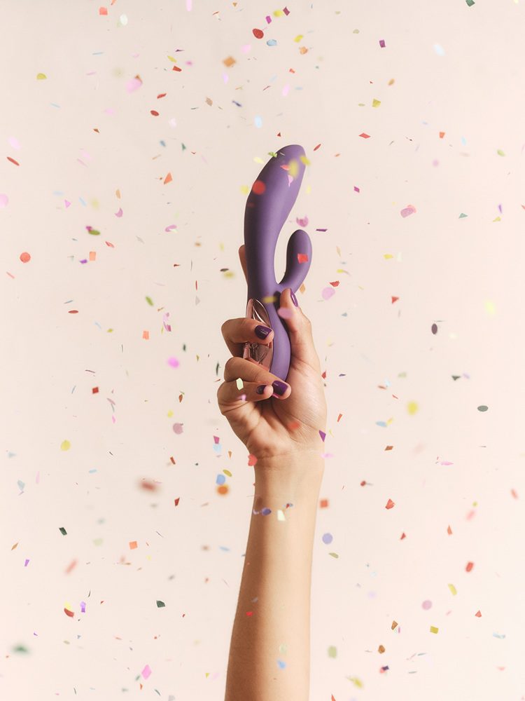 LELO Ina Thrust Thrusting Rabbit Vibrator Purple Twilight - Image 9